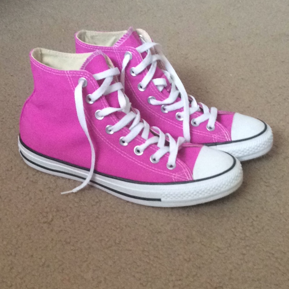 Magenta High Top Converse